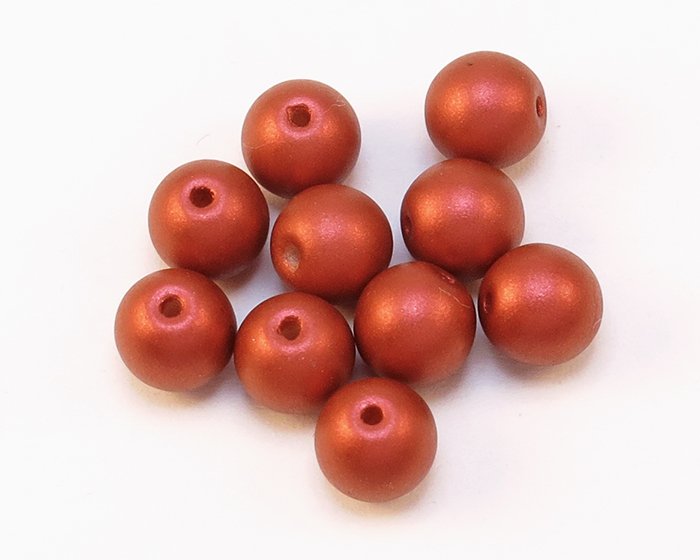 Okrugle staklene perle 6mm