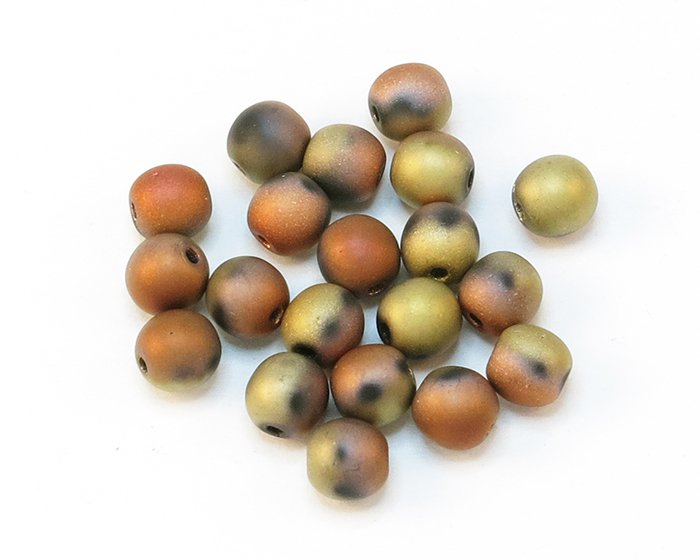 Okrugle staklene perle 4mm