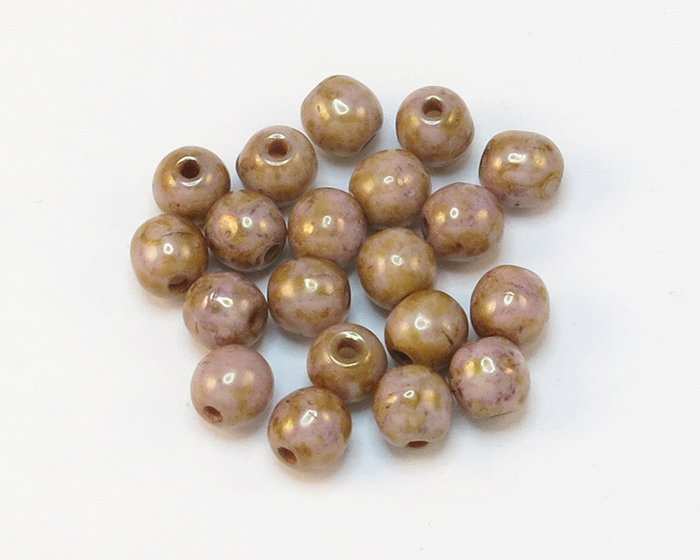 Okrugle staklene perle 4mm