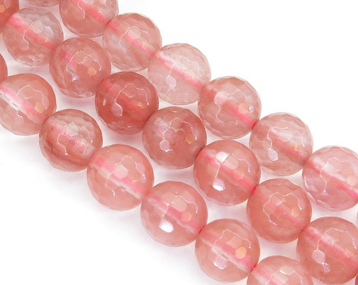 Cherry Quartz - Facetovani