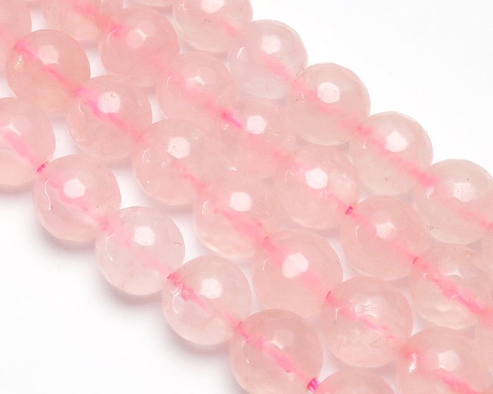 Rose Quartz 8mm - facetovani