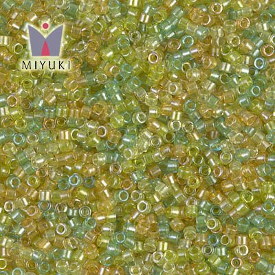 Lined: Amber-Peridot Mix