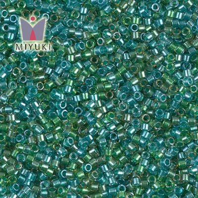 Lined: Aqua-Teal Mix