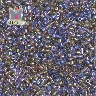 Lined: Purple-Bronze Mix