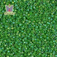 DB0163 Miyuki Delica 11/0 Opaque Green AB