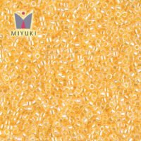 DB0233 Miyuki Delica 11/0 Crystal Yellow Lined Luster