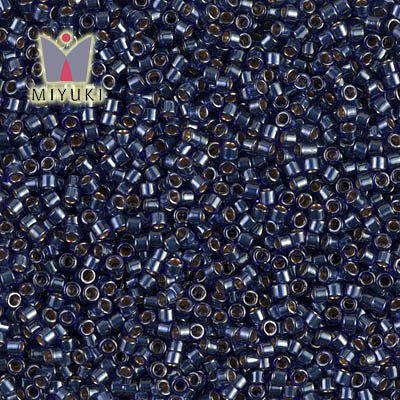DB0278 Miyuki Delica 11/0 Dark Blue Lined Luster