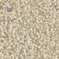 DB1451 Miyuki Delica 11/0 Silver Lined Opal Pale Cream