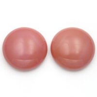 CAB20_74020 Cabochon Glass Stone 20mm: Pink - Coral (kom)