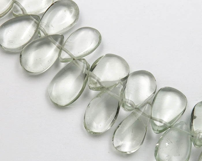 Prasiolit 7x12mm - Brioleta glatka